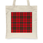Canvas Tote Bags Royal Scottish MacKillop Clan Badge Tartan Plaid Tote Bag - Scotstee Shop