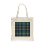 Canvas Tote Bags Royal Scottish MacKinlay Ancient Clan Badge Tartan Plaid Tote Bag - Scotstee Shop