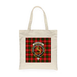 Canvas Tote Bags Royal Scottish MacKintosh Clan Badge Tartan Plaid Tote Bag - Scotstee Shop