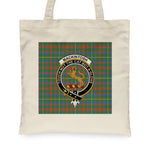 Canvas Tote Bags Royal Scottish MacKintosh Hunting Ancient Clan Badge Tartan Plaid Tote Bag - Scotstee Shop