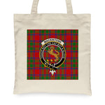 Canvas Tote Bags Royal Scottish MacKintosh Modern Clan Badge Tartan Plaid Tote Bag - Scotstee Shop