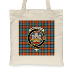 Canvas Tote Bags Royal Scottish MacLachlan Ancient Clan Badge Tartan Plaid Tote Bag - Scotstee Shop
