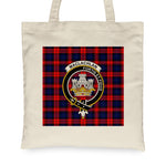Canvas Tote Bags Royal Scottish MacLachlan Modern Clan Badge Tartan Plaid Tote Bag - Scotstee Shop