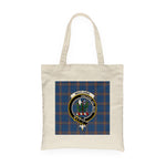 Canvas Tote Bags Royal Scottish MacLaine Of Lochbuie Hunting Clan Badge Tartan Plaid Tote Bag - Scotstee Shop