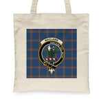 Canvas Tote Bags Royal Scottish MacLaine Of Lochbuie Hunting Clan Badge Tartan Plaid Tote Bag - Scotstee Shop