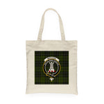 Canvas Tote Bags Royal Scottish MacLean Hunting Clan Badge Tartan Plaid Tote Bag - Scotstee Shop