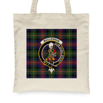 Canvas Tote Bags Royal Scottish MacLennan Clan Badge Tartan Plaid Tote Bag - Scotstee Shop