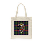 Canvas Tote Bags Royal Scottish MacLennan Clan Badge Tartan Plaid Tote Bag - Scotstee Shop