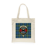 Canvas Tote Bags Royal Scottish MacLeod Of Harris Ancient Clan Badge Tartan Plaid Tote Bag - Scotstee Shop