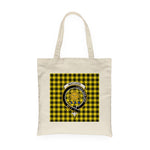 Canvas Tote Bags Royal Scottish MacLeod Of Lewis Modern Clan Badge Tartan Plaid Tote Bag - Scotstee Shop
