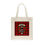 Canvas Tote Bags Royal Scottish MacLeod Of Raasay Clan Badge Tartan Plaid Tote Bag - Scotstee Shop