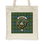 Canvas Tote Bags Royal Scottish MacMillan Hunting Ancient Clan Badge Tartan Plaid Tote Bag - Scotstee Shop