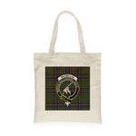 Canvas Tote Bags Royal Scottish MacMillan Hunting Modern Clan Badge Tartan Plaid Tote Bag - Scotstee Shop