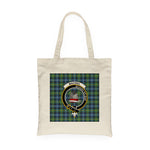 Canvas Tote Bags Royal Scottish MacNeil Of Barra Ancient Clan Badge Tartan Plaid Tote Bag - Scotstee Shop