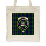Canvas Tote Bags Royal Scottish MacNeil Of Barra Modern Clan Badge Tartan Plaid Tote Bag - Scotstee Shop
