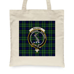 Canvas Tote Bags Royal Scottish MacNeil of Colonsay Hunting Clan Badge Tartan Plaid Tote Bag - Scotstee Shop