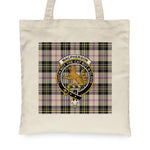Canvas Tote Bags Royal Scottish MacPherson Dress Ancient Clan Badge Tartan Plaid Tote Bag - Scotstee Shop