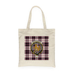 Canvas Tote Bags Royal Scottish MacPherson Hunting Modern Clan Badge Tartan Plaid Tote Bag - Scotstee Shop