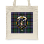 Canvas Tote Bags Royal Scottish MacRae Clan Badge Tartan Plaid Tote Bag - Scotstee Shop