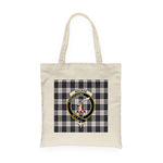 Canvas Tote Bags Royal Scottish MacRae Dress Modern Clan Badge Tartan Plaid Tote Bag - Scotstee Shop