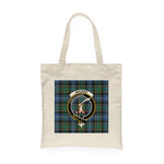 Canvas Tote Bags Royal Scottish MacRae Hunting Ancient Clan Badge Tartan Plaid Tote Bag - Scotstee Shop
