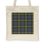 Canvas Tote Bags Royal Scottish MacSporran Clan Badge Tartan Plaid Tote Bag - Scotstee Shop