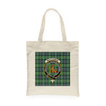 Canvas Tote Bags Royal Scottish MacThomas Ancient Clan Badge Tartan Plaid Tote Bag - Scotstee Shop