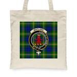 Canvas Tote Bags Royal Scottish Maitland Clan Badge Tartan Plaid Tote Bag - Scotstee Shop