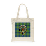Canvas Tote Bags Royal Scottish Majoribanks Ancient Clan Badge Tartan Plaid Tote Bag - Scotstee Shop