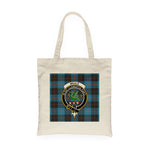 Canvas Tote Bags Royal Scottish Maule Ancient Clan Badge Tartan Plaid Tote Bag - Scotstee Shop
