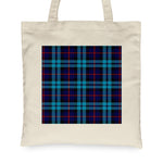 Canvas Tote Bags Royal Scottish McCorquodale Clan Badge Tartan Plaid Tote Bag - Scotstee Shop
