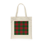 Canvas Tote Bags Royal Scottish McCulloch Clan Badge Tartan Plaid Tote Bag - Scotstee Shop