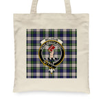 Canvas Tote Bags Royal Scottish Meldrum Gordon Dress Clan Badge Tartan Plaid Tote Bag - Scotstee Shop