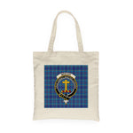 Canvas Tote Bags Royal Scottish Mercer Clan Badge Tartan Plaid Tote Bag - Scotstee Shop