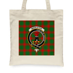 Canvas Tote Bags Royal Scottish Middleton Clan Badge Tartan Plaid Tote Bag - Scotstee Shop