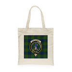 Canvas Tote Bags Royal Scottish Montgomery Hunting Clan Badge Tartan Plaid Tote Bag - Scotstee Shop