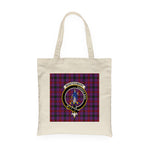 Canvas Tote Bags Royal Scottish Montgomery Modern Clan Badge Tartan Plaid Tote Bag - Scotstee Shop