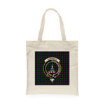 Canvas Tote Bags Royal Scottish Morrison Clan Badge Tartan Plaid Tote Bag - Scotstee Shop