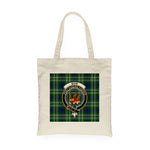 Canvas Tote Bags Royal Scottish Mow Clan Badge Tartan Plaid Tote Bag - Scotstee Shop