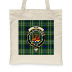Canvas Tote Bags Royal Scottish Mow Clan Badge Tartan Plaid Tote Bag - Scotstee Shop