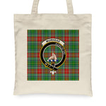 Canvas Tote Bags Royal Scottish Muirhead Clan Badge Tartan Plaid Tote Bag - Scotstee Shop