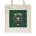 Canvas Tote Bags Royal Scottish Murray Athole Of Athole Ancient Clan Badge Tartan Plaid Tote Bag - Scotstee Shop