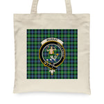Canvas Tote Bags Royal Scottish Murray Dysart Of Athole Ancient Clan Badge Tartan Plaid Tote Bag - Scotstee Shop