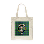Canvas Tote Bags Royal Scottish Murray Dysart Of Athole Ancient Clan Badge Tartan Plaid Tote Bag - Scotstee Shop