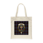 Canvas Tote Bags Royal Scottish Nairn Clan Badge Tartan Plaid Tote Bag - Scotstee Shop