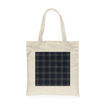 Canvas Tote Bags Royal Scottish Navy Formal Dress Grey Clan Badge Tartan Plaid Tote Bag - Scotstee Shop