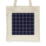 Canvas Tote Bags Royal Scottish Navy Royal Clan Badge Tartan Plaid Tote Bag - Scotstee Shop