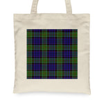 Canvas Tote Bags Royal Scottish Newman Clan Badge Tartan Plaid Tote Bag - Scotstee Shop