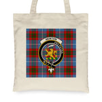 Canvas Tote Bags Royal Scottish Newton Clan Badge Tartan Plaid Tote Bag - Scotstee Shop