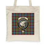 Canvas Tote Bags Royal Scottish Norvel Clan Badge Tartan Plaid Tote Bag - Scotstee Shop